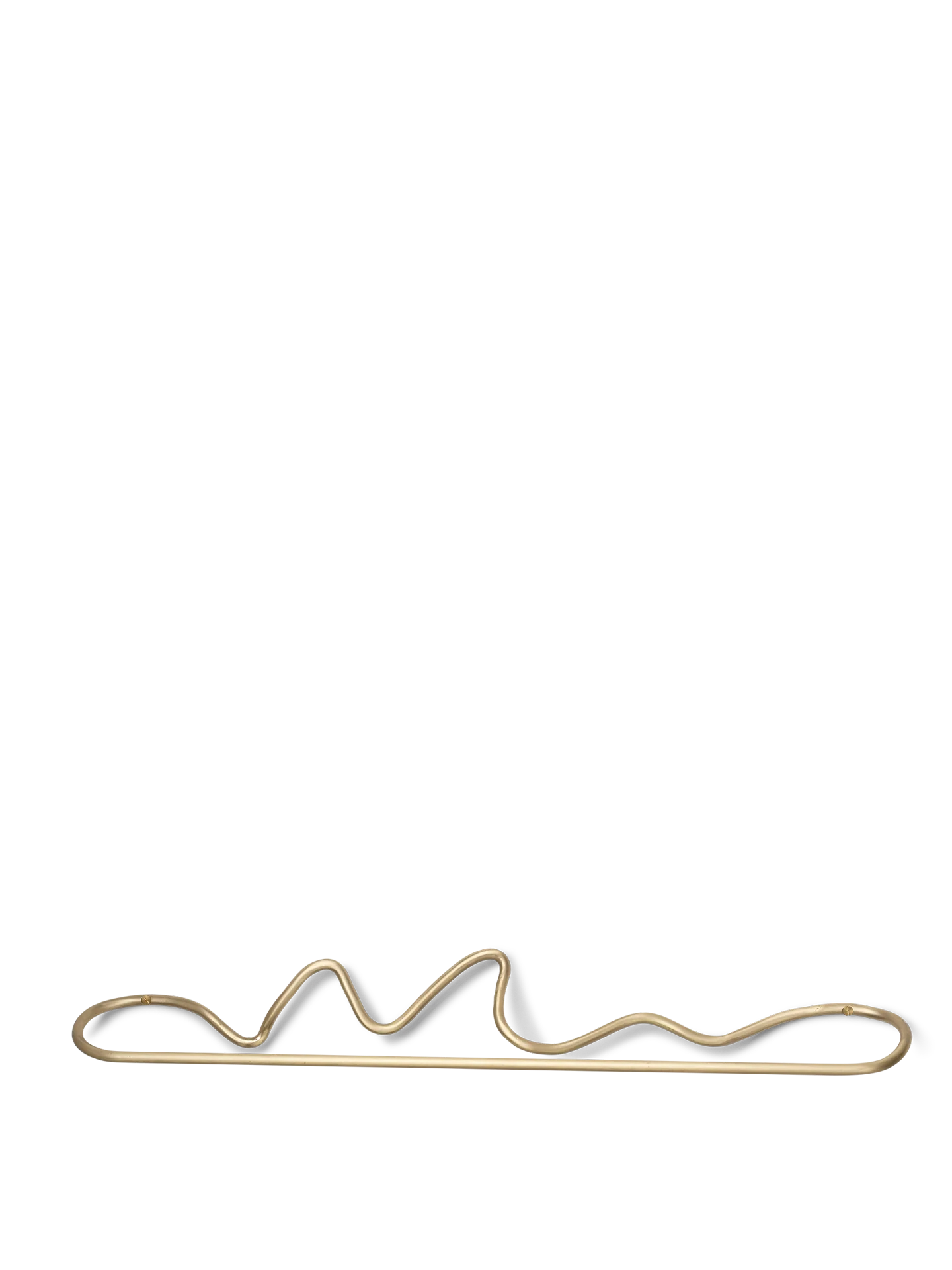 Curvature Towel Hanger - Brass