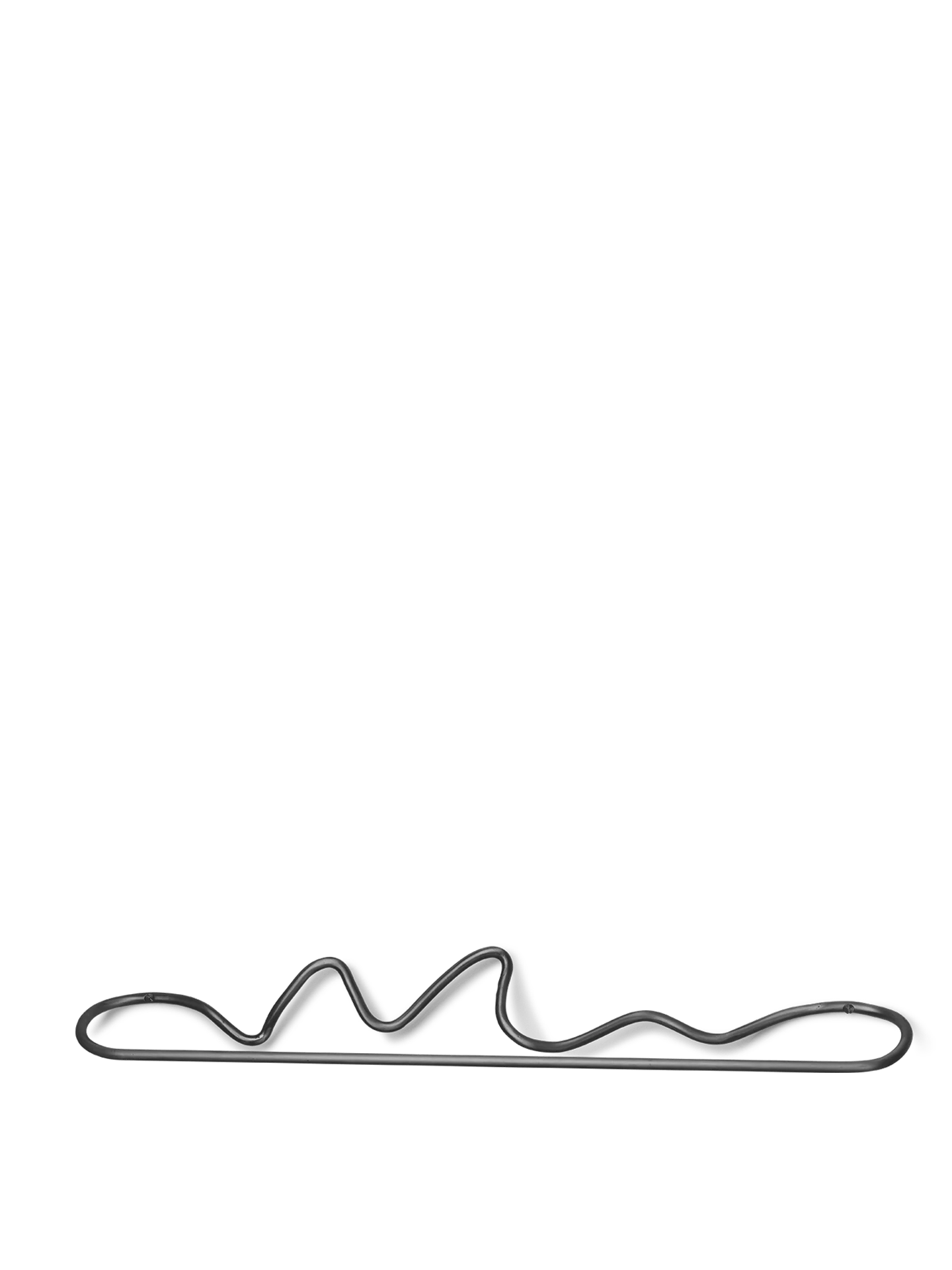 Curvature Towel Hanger - Black Brass