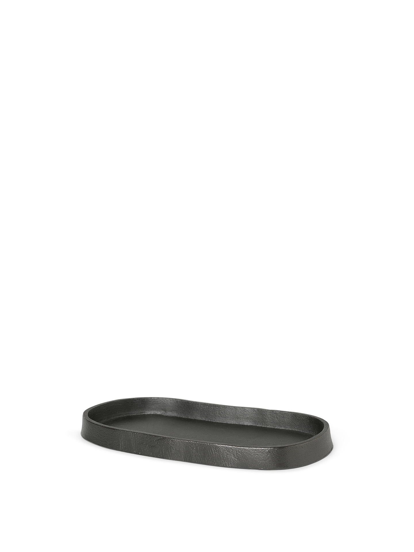 Yama Tray - Oval - Blackened Aluminium