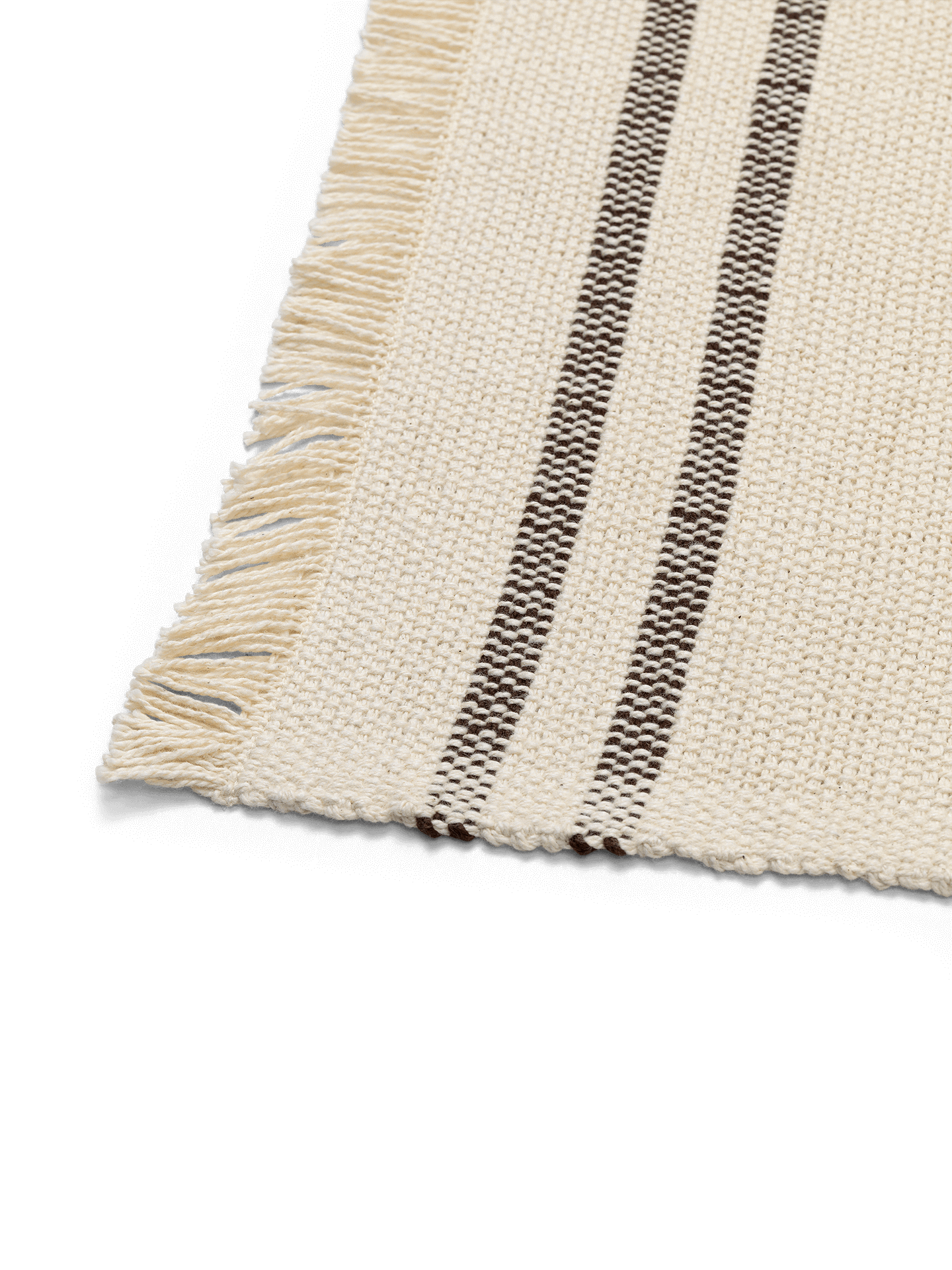 Savor Placemat - Off-white/Chocolate