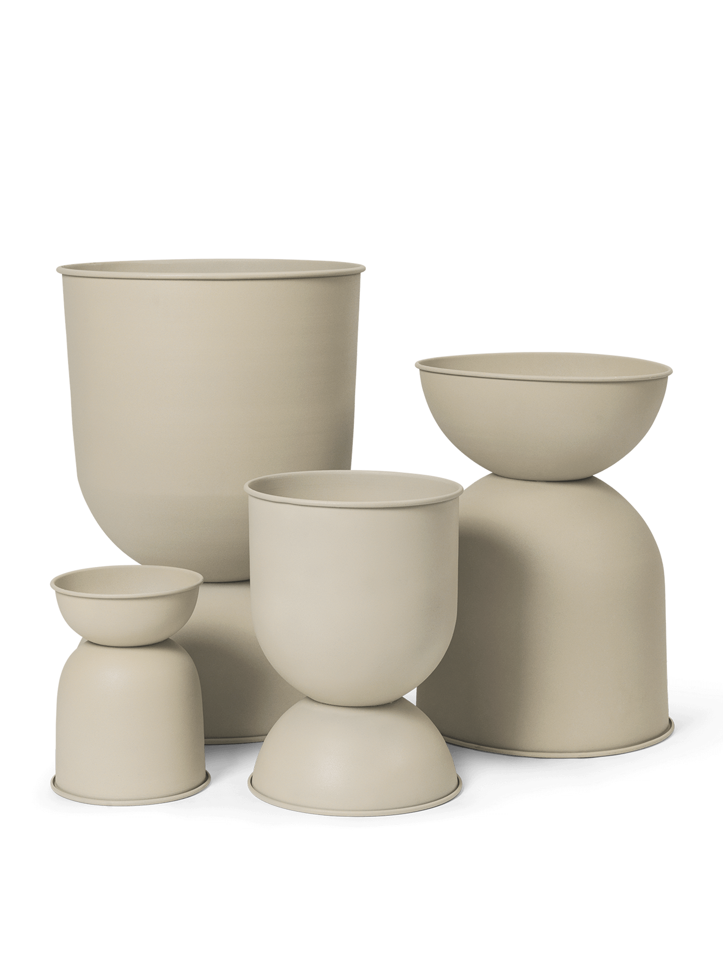 Hourglass Pot - Small Cashmere