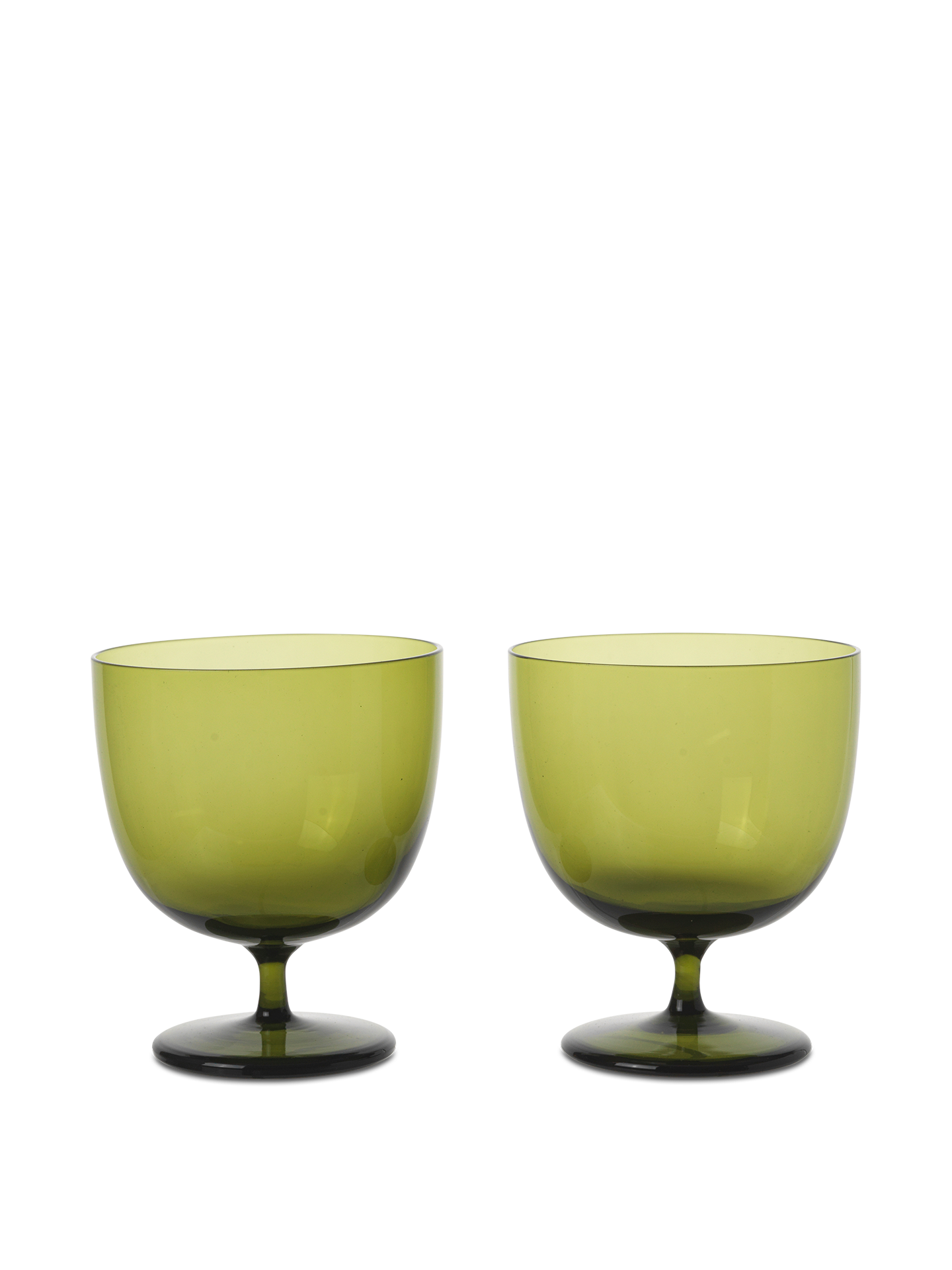 Host Water Glasses - Set of 2 - Moss Green