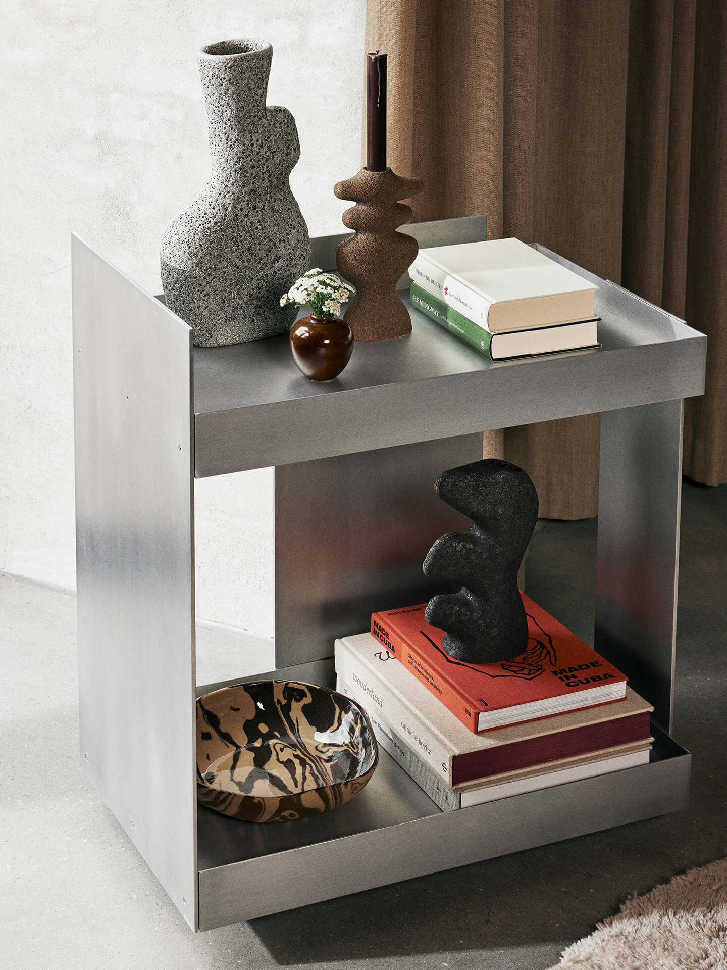 Yara Vase - Large - Grey Pumice