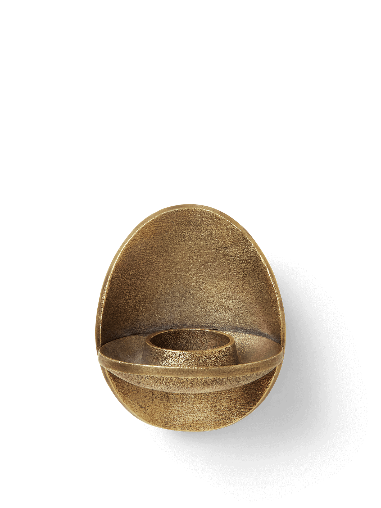 Agapé Wall Tealight Holder - Brass finish