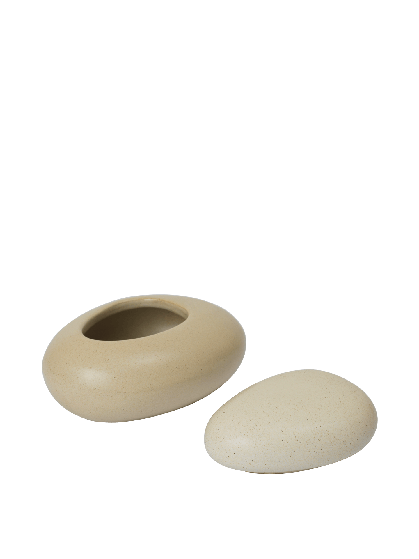 Pebble Box - Medium - Sand/Cream