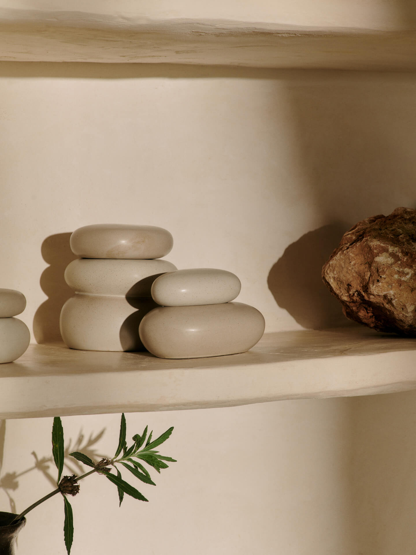 Pebble Box - Large - Sand/Cream