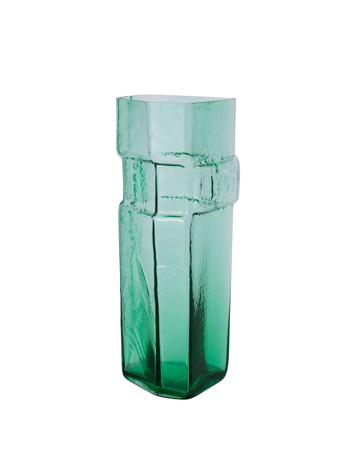 Muro Vase - H38 - Recycled Green