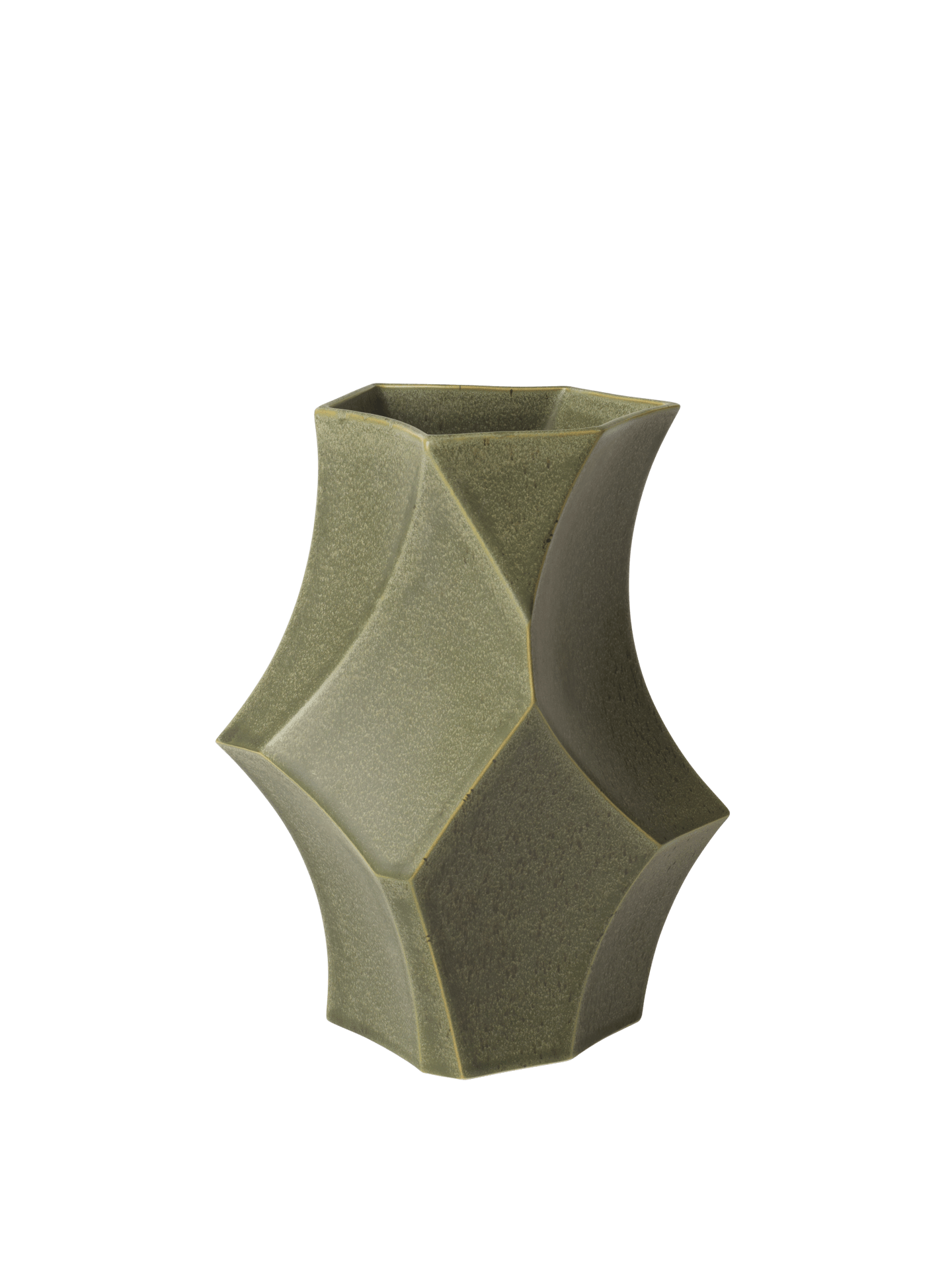 Cueva Vase - H26 - Dark  Sage