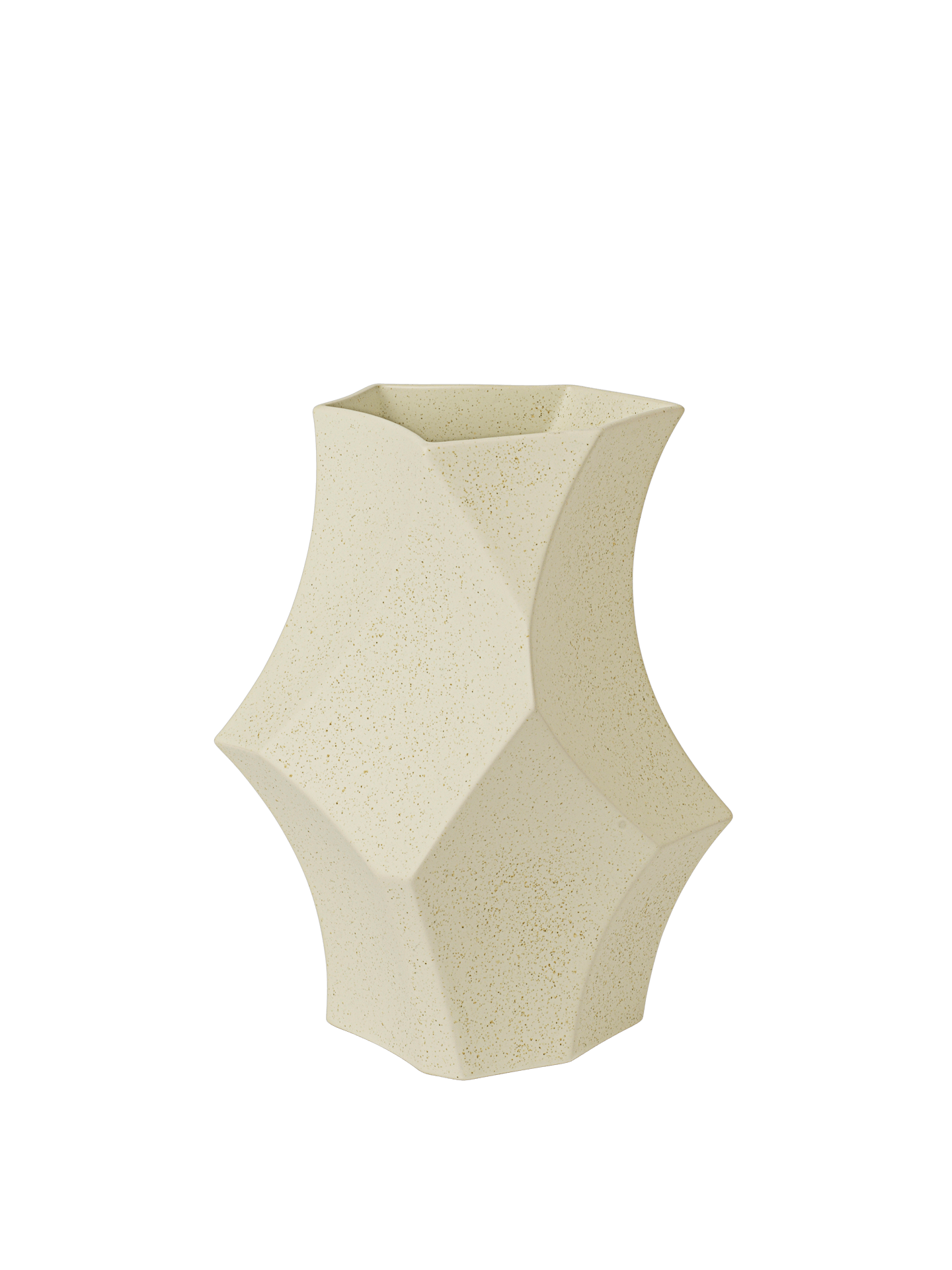 Cueva Vase - H26 - Off- white