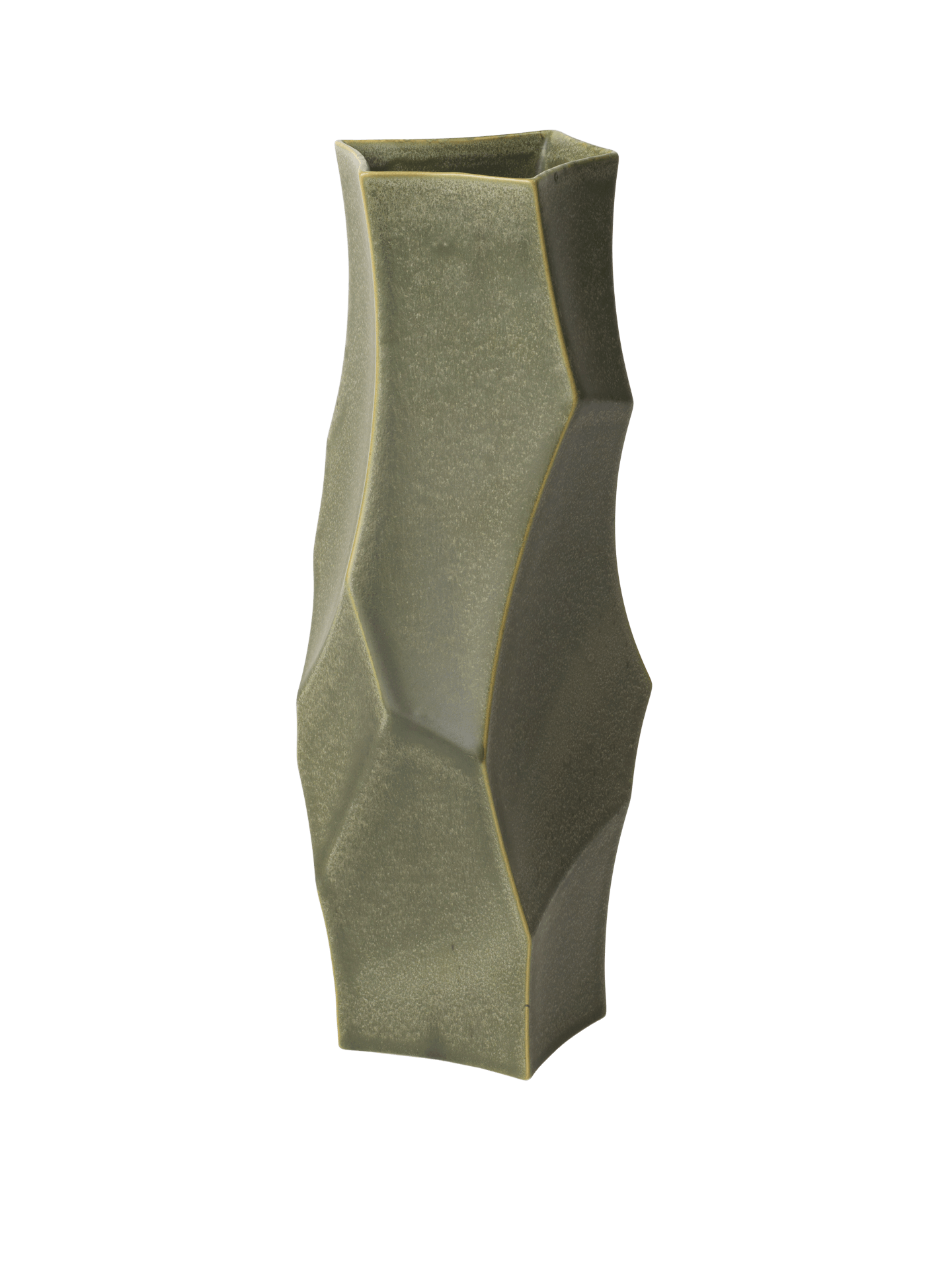 Cueva Vase - H37 - Dark  Sage