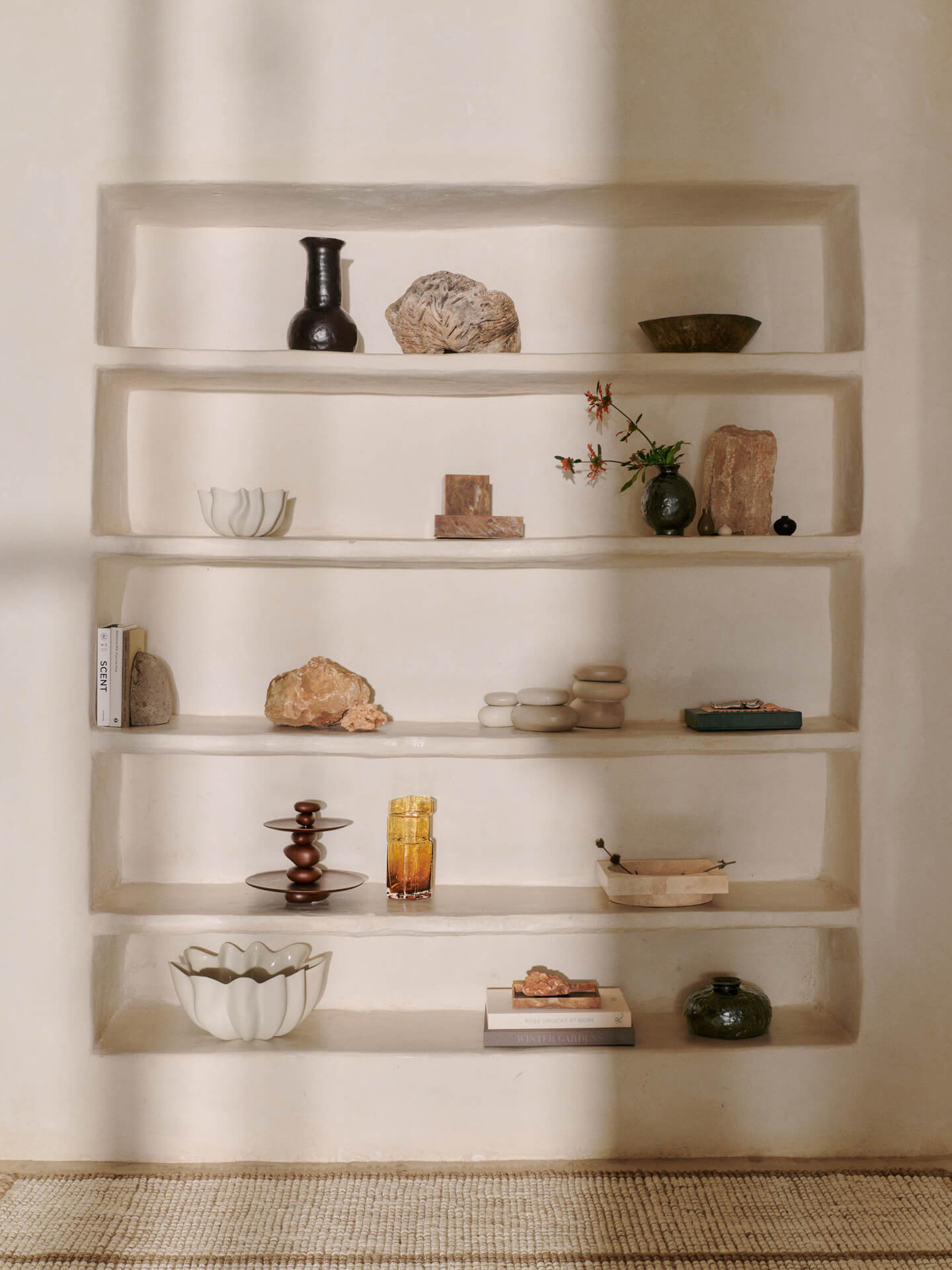 Pebble Dessert Stand - Dark Brown