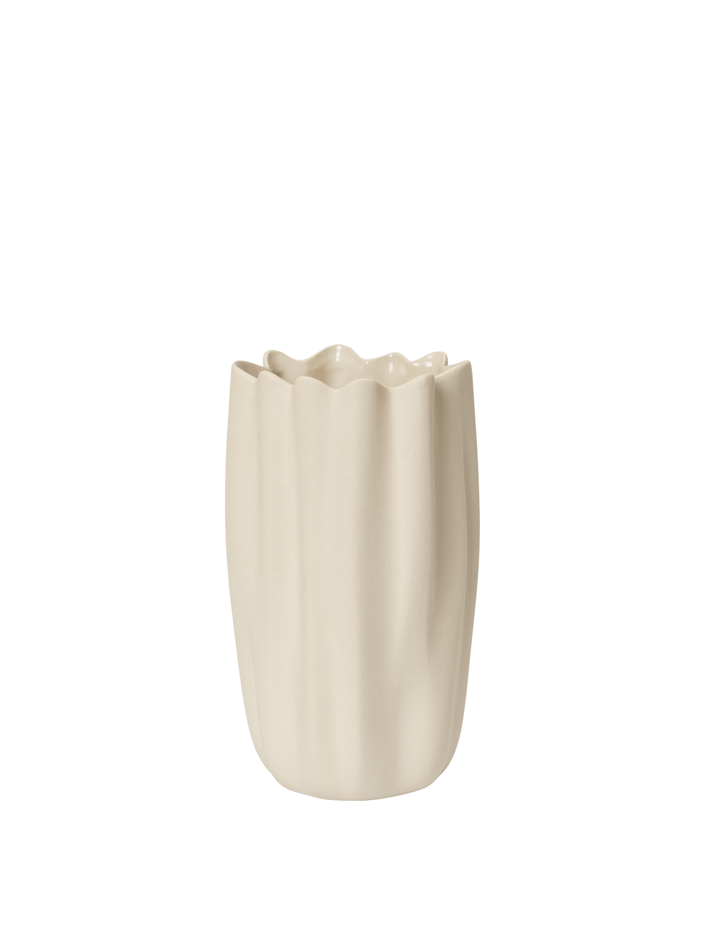 Nium Vase - H23 - Off-white