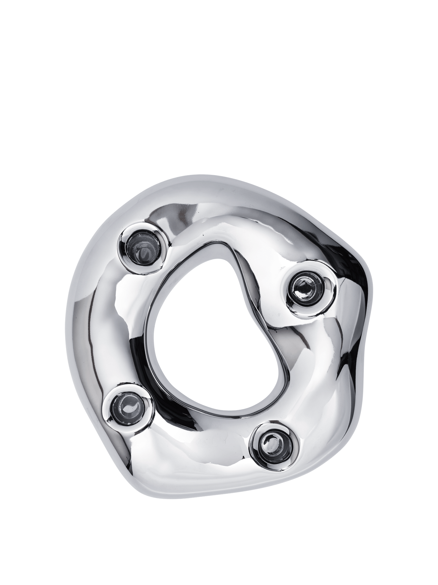 Bellure Ring Candle Holder - Silver