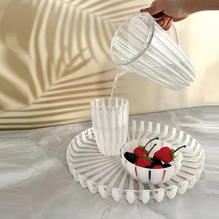 DOLCEVITA DECANTER WITH LID - Mother of pearl