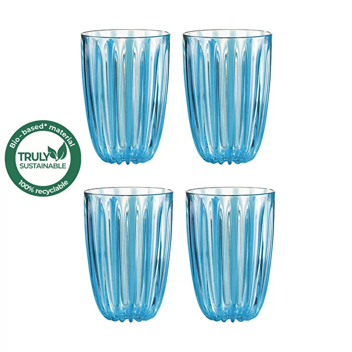 DOLCEVITA SET OF 4 GLASSES - Turquoise
