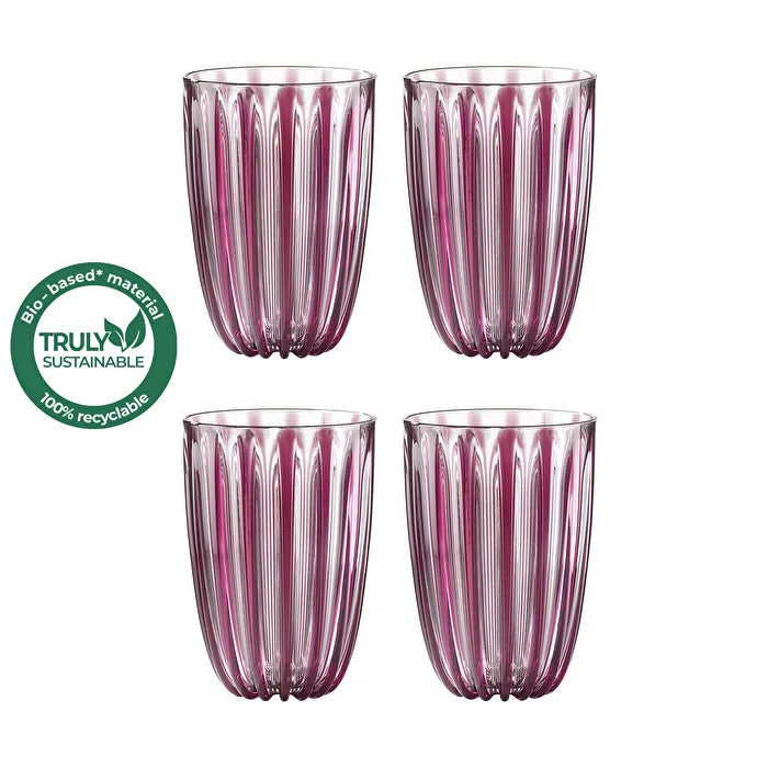 DOLCEVITA SET OF 4 GLASSES - Amethyst