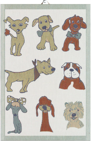 Tea towel 40x60 cm  DOGS