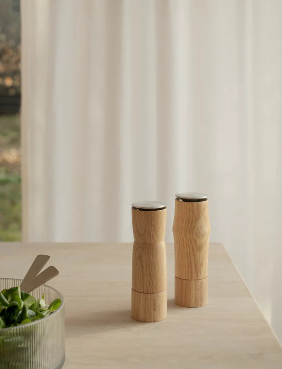 Storm Salt & Pepper Mill Set - Oak