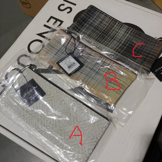 * Sale Chilewich zipper bag small or medium or large LAST ONE! pouch