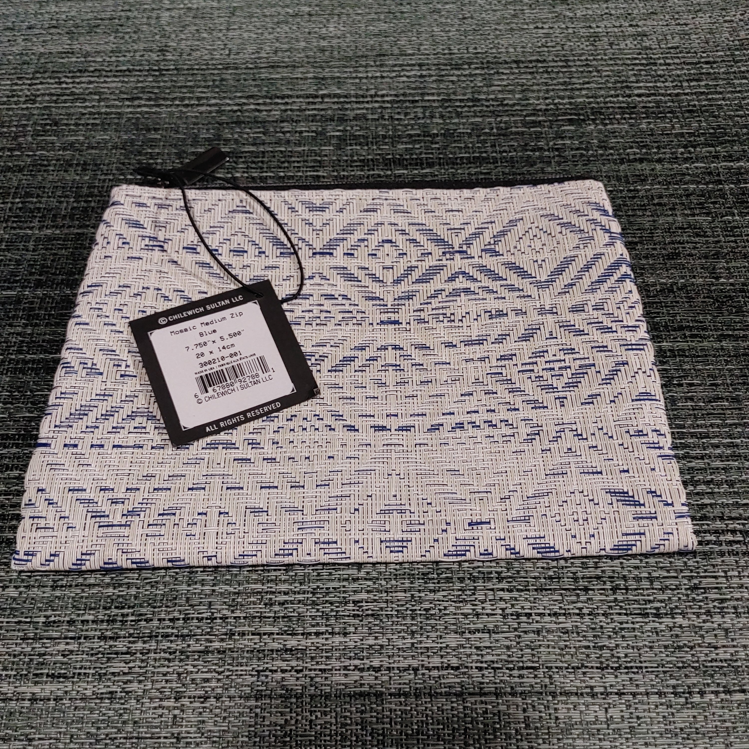 * Sale Chilewich zipper bag small or medium or large LAST ONE! pouch