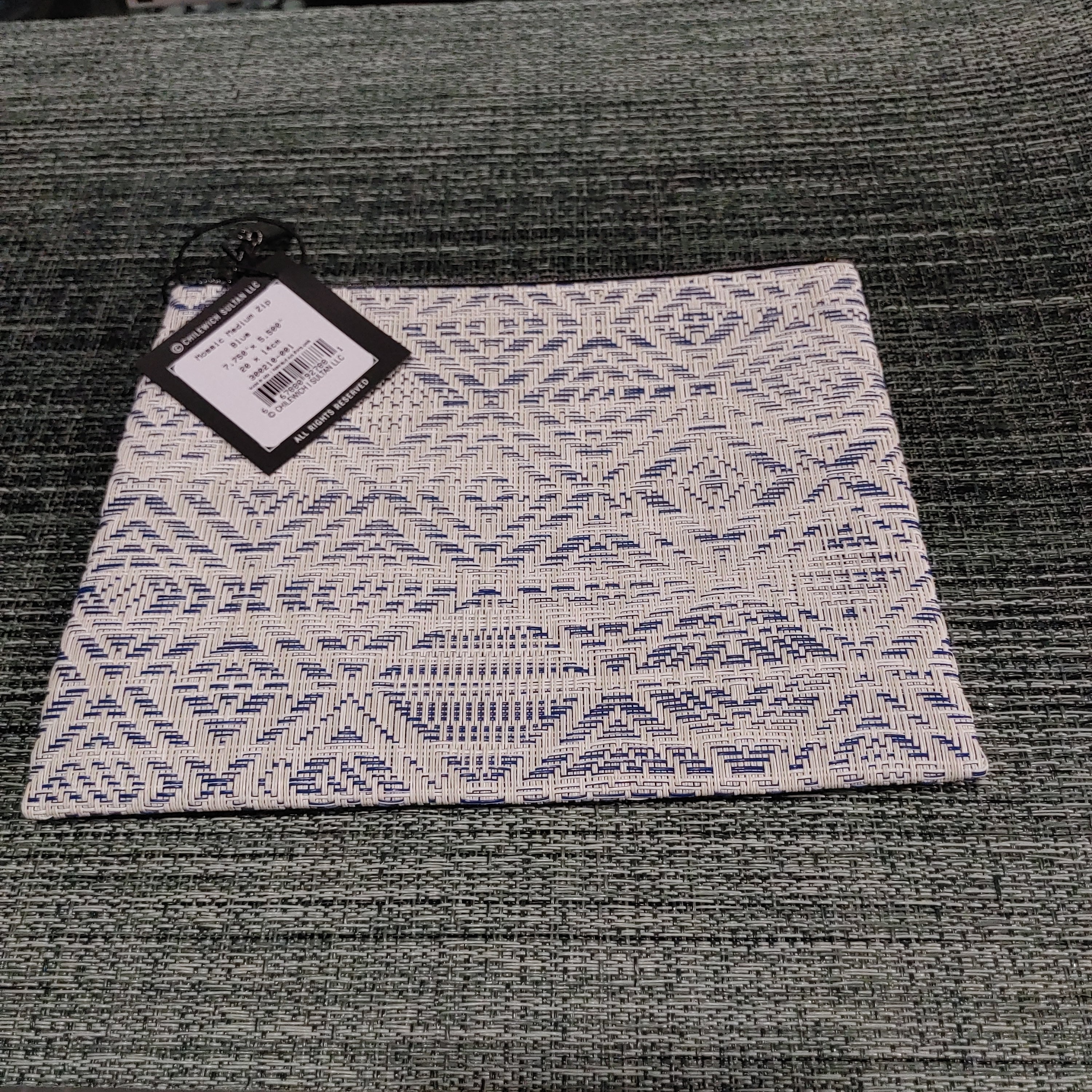 * Sale Chilewich zipper bag small or medium or large LAST ONE! pouch