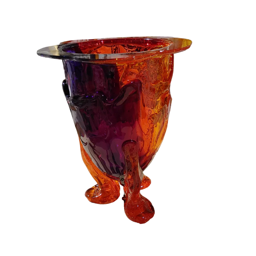Gaetano Pesce fish vase Medium VASO AMAZONIA M cl red,cl purple,cl orange/cl or