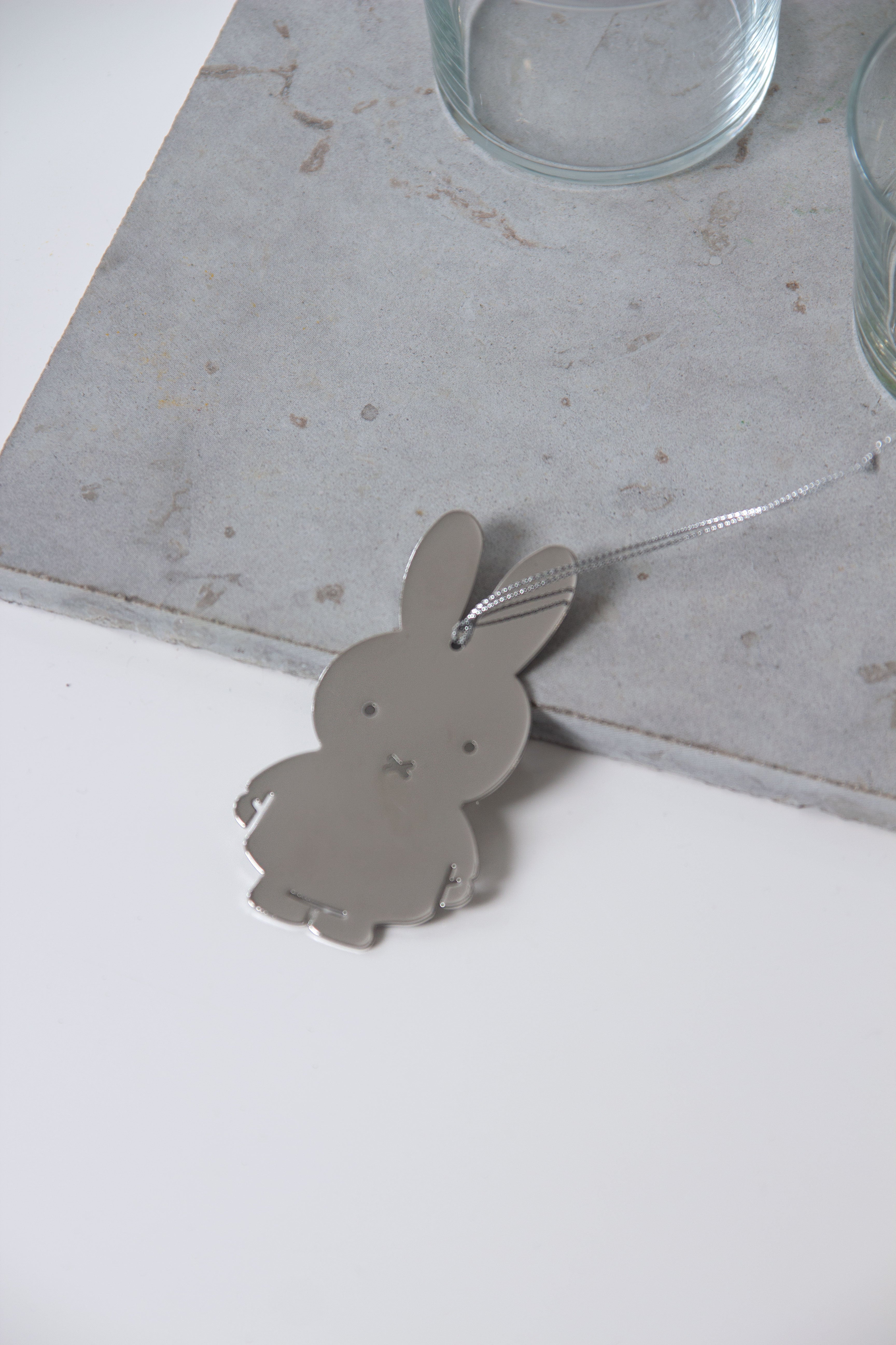 GLOSSY DECORATION MIFFY SILVER