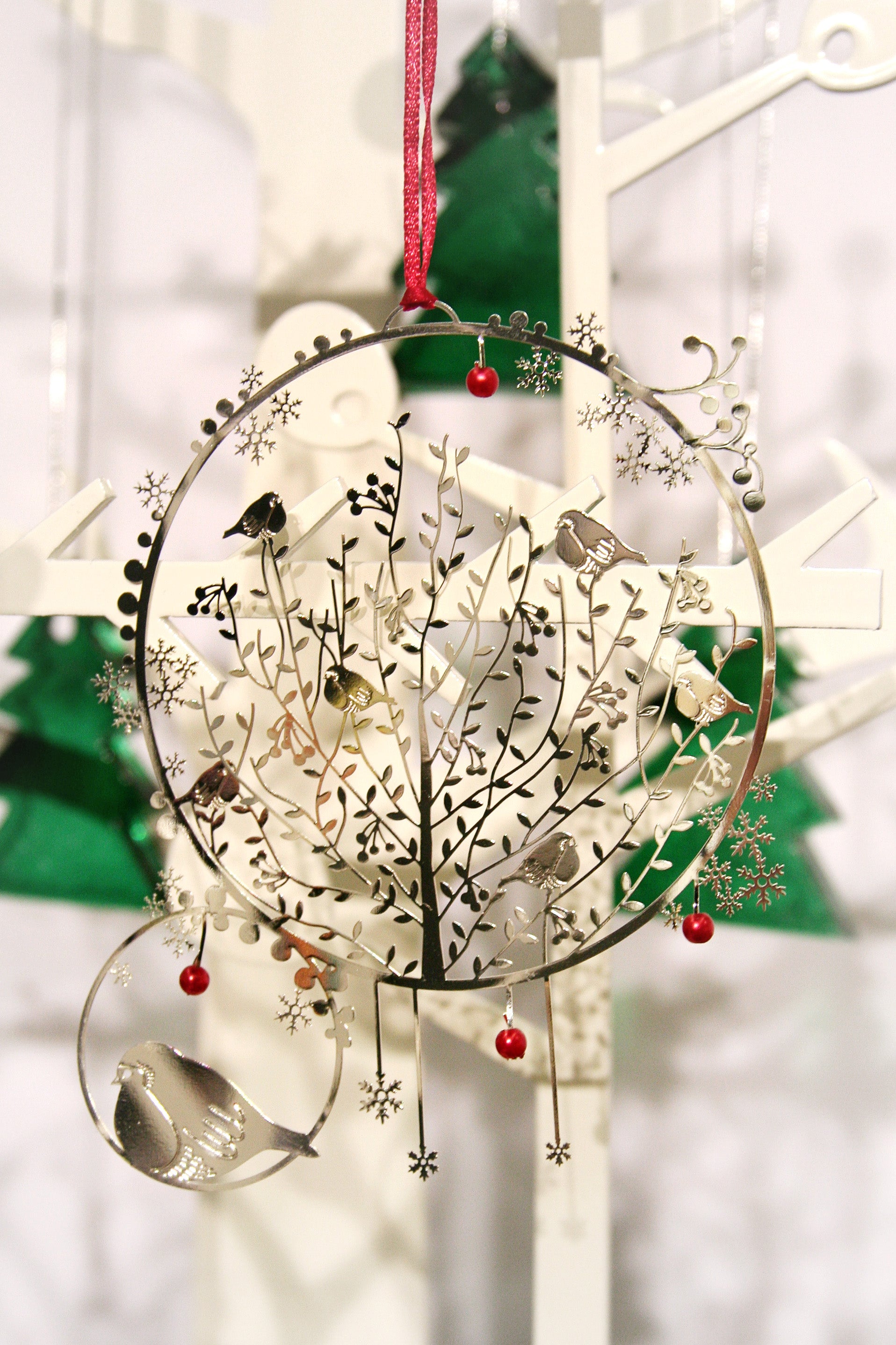 HANGING DECOR GARNISH DE LUXE BULLFINCHES