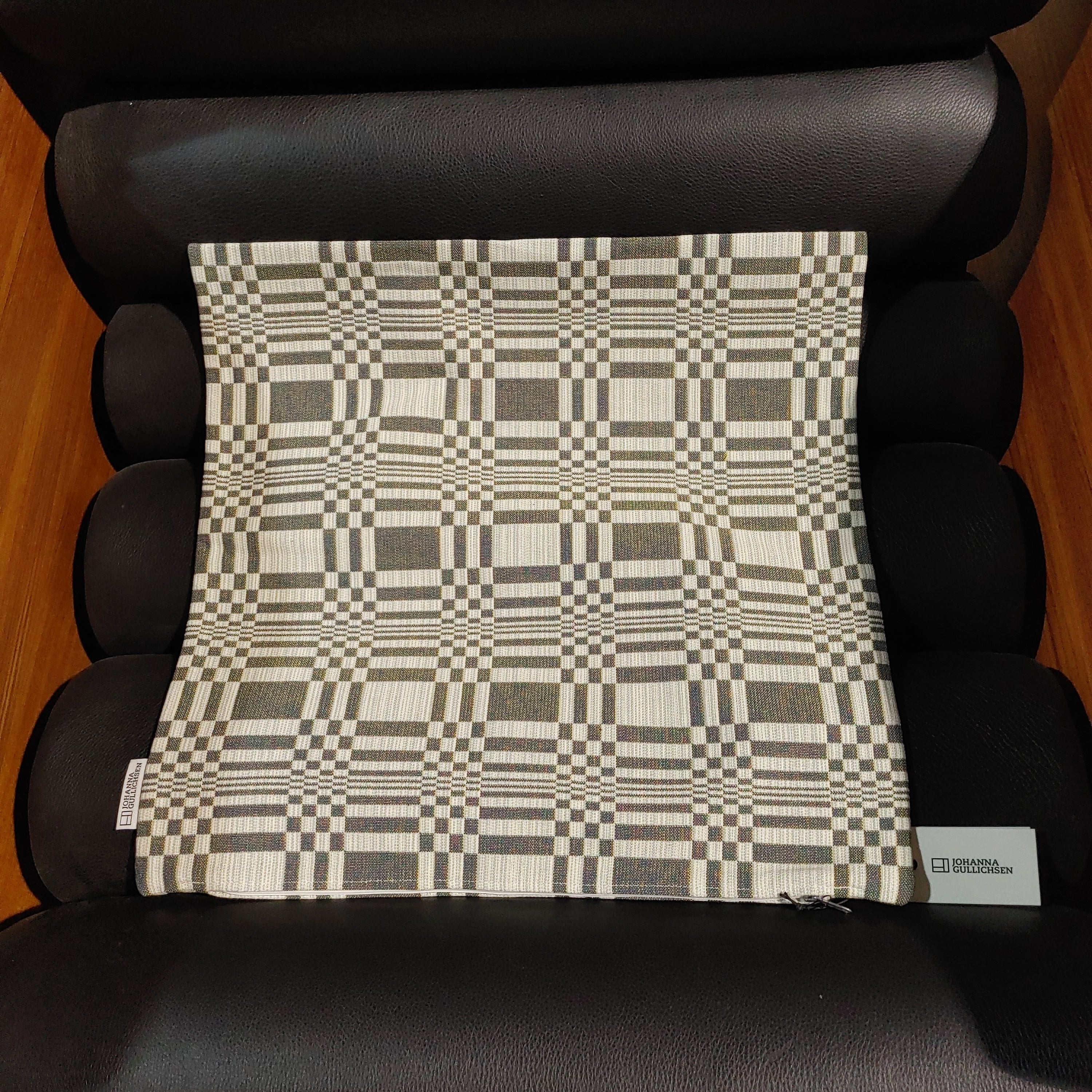 Cushion pillow 50x50 cm (cover only) -Doris, Lead