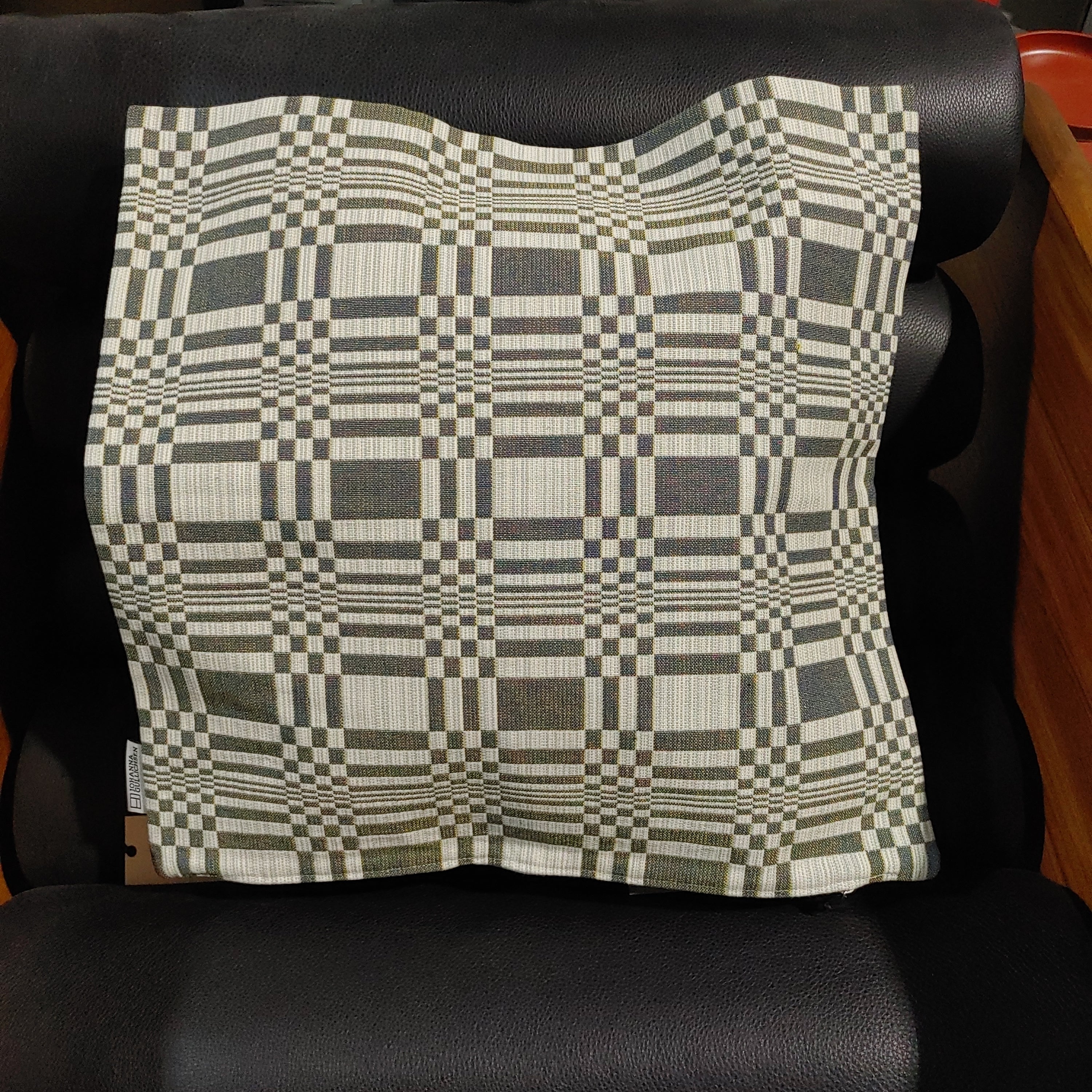 Cushion pillow 50x50 cm (cover only) -Doris, Lead