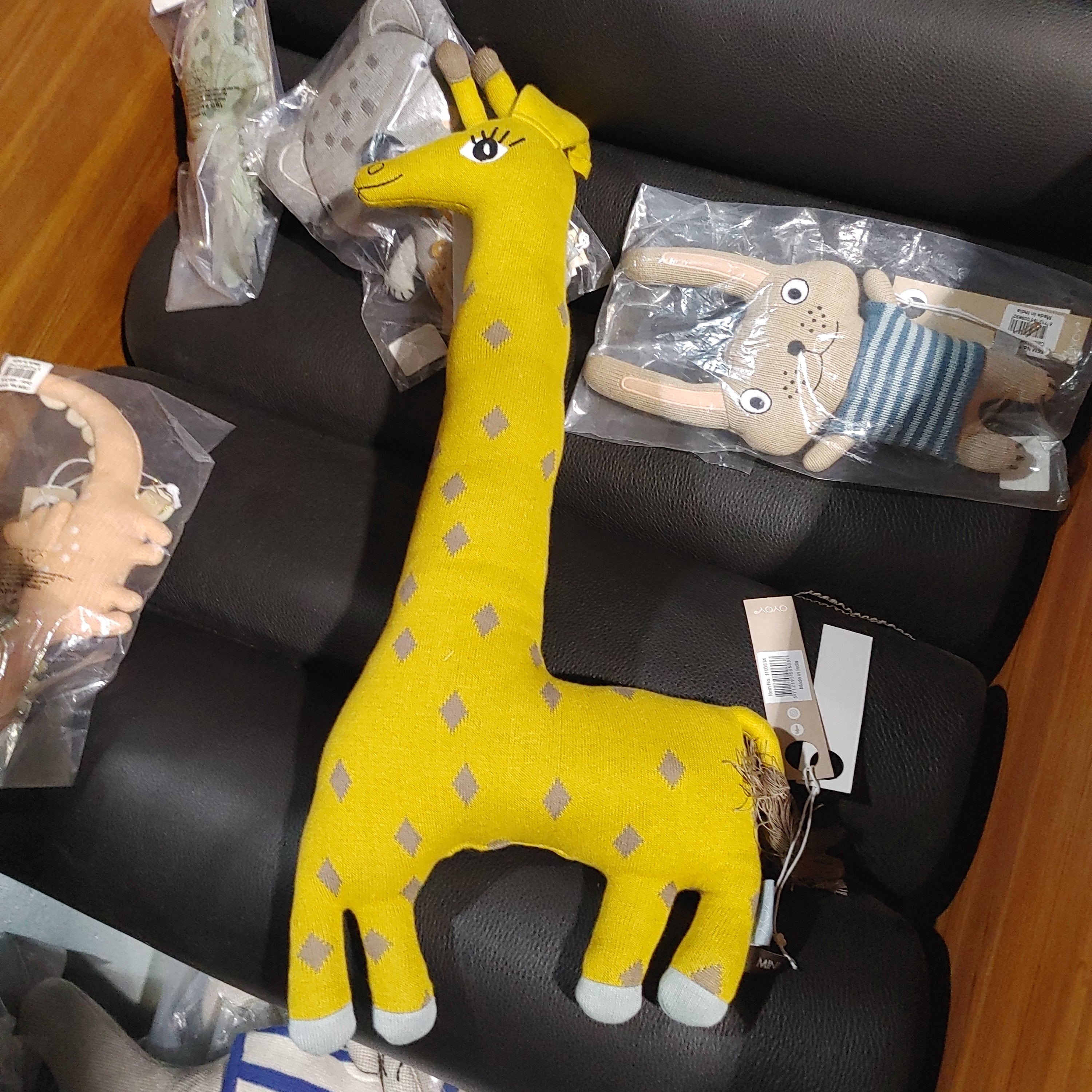 Noah Giraffe Cushion Pillow