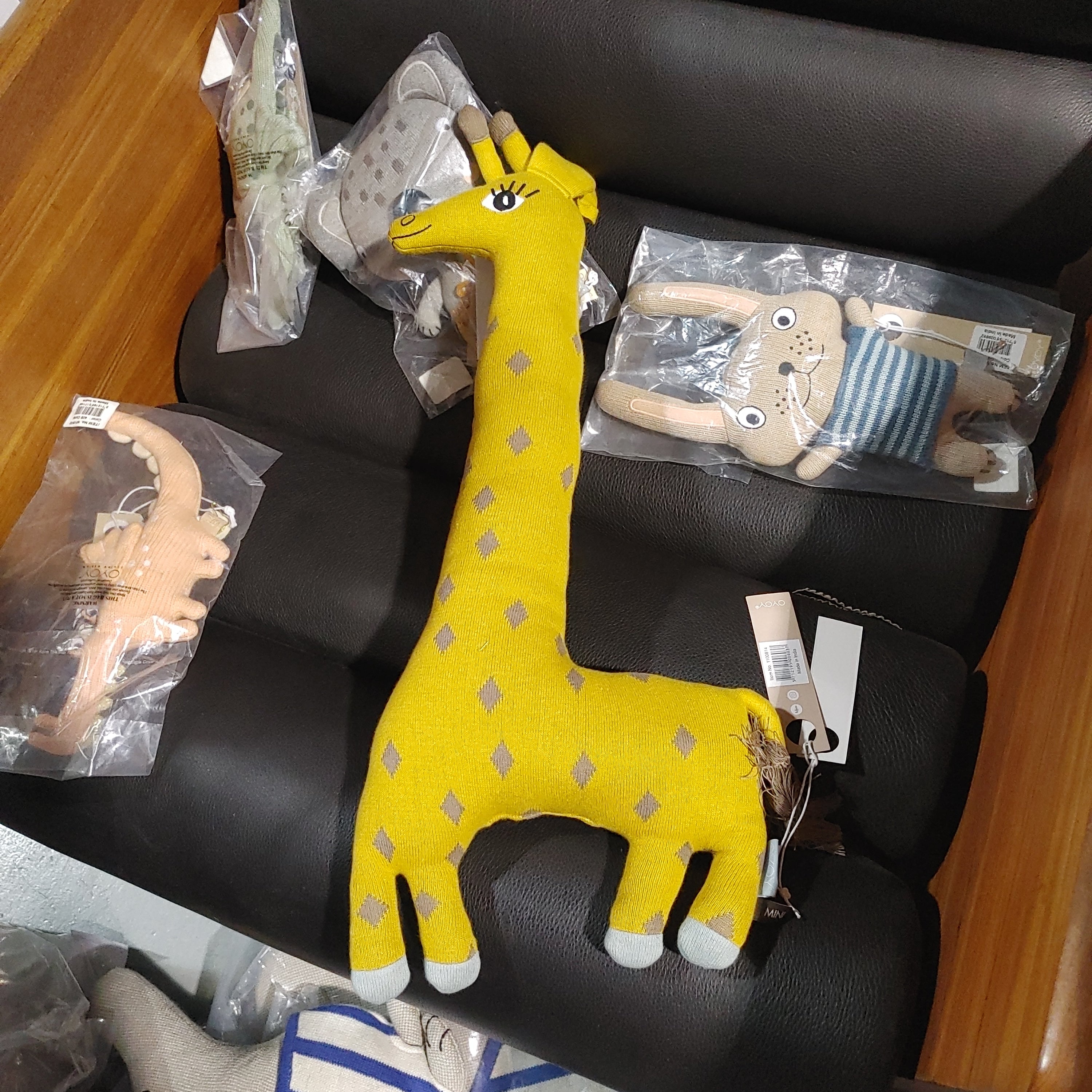 Noah Giraffe Cushion Pillow