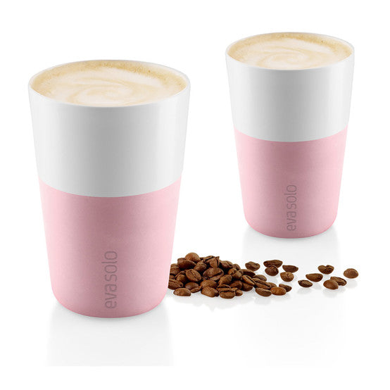 2 Cafe Latte tumblers  Rose Quartz
