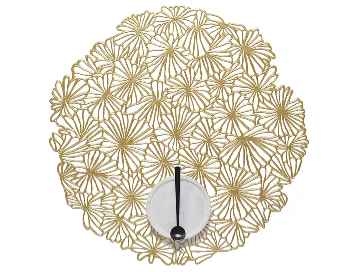 Chilewich Placemat Round 14" Pressed Daisy (multiple colours)