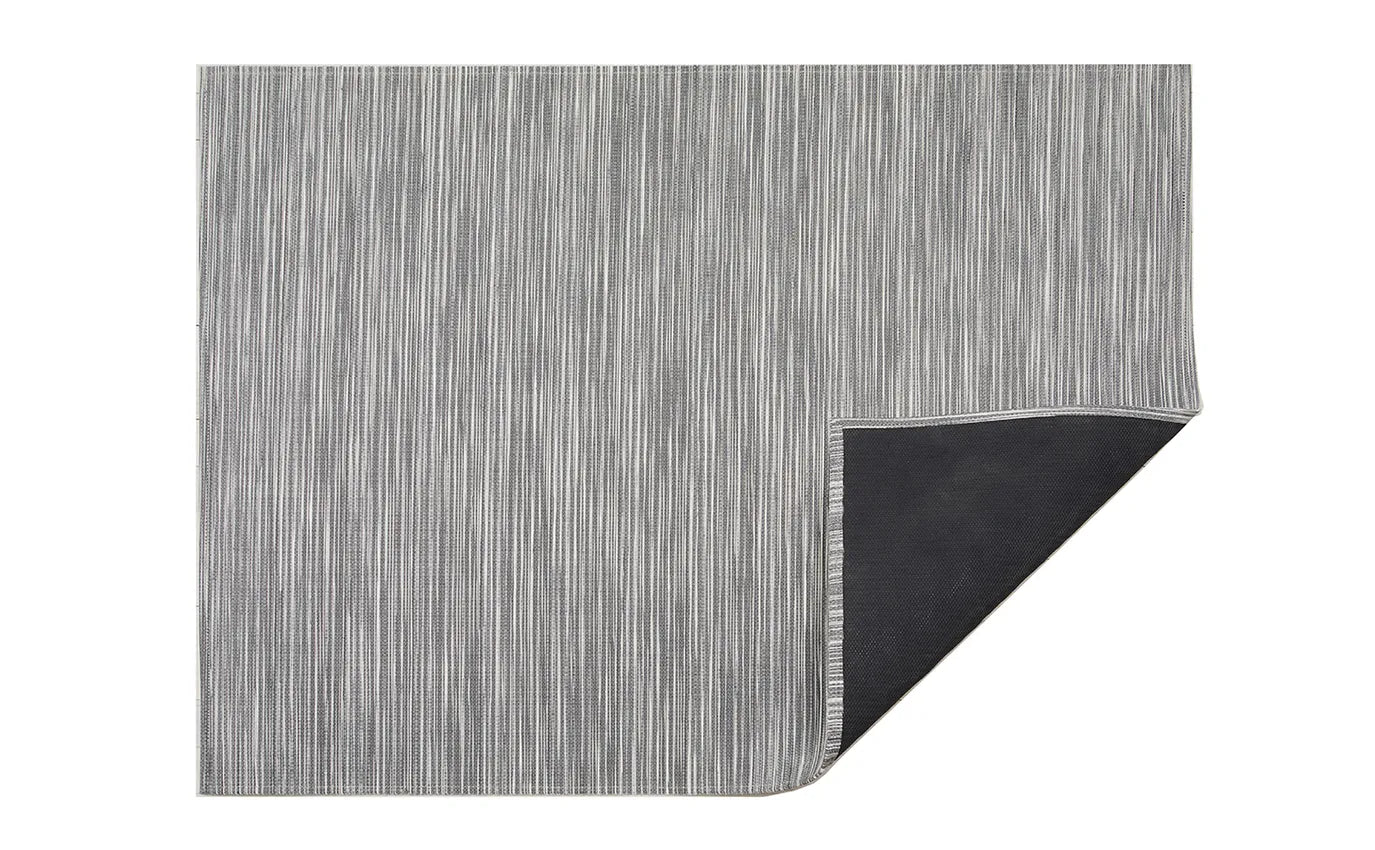 23x36 Woven Floor Mat Rib Weave Pearl
