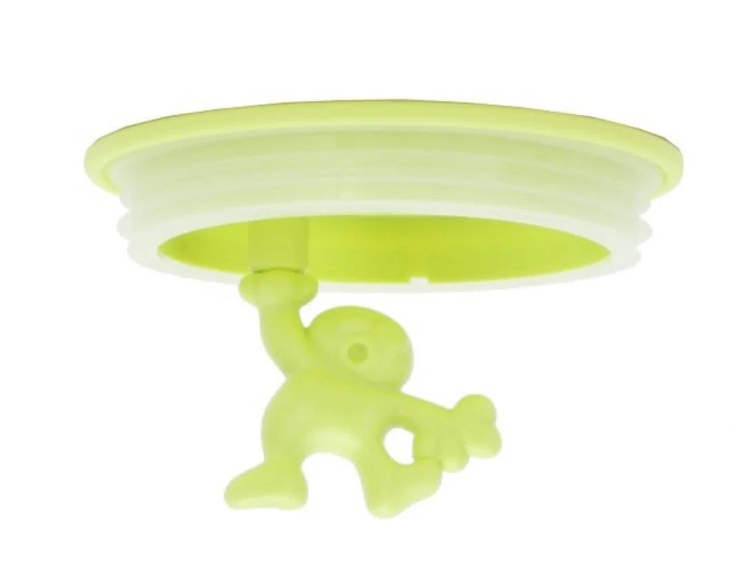 Replacement lid "Gianni a Little Man Holding on Tight jar" Yellow