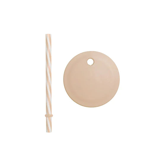 STRAW LID FOR ECO KIDS CUPS & GLASSES BEIGE