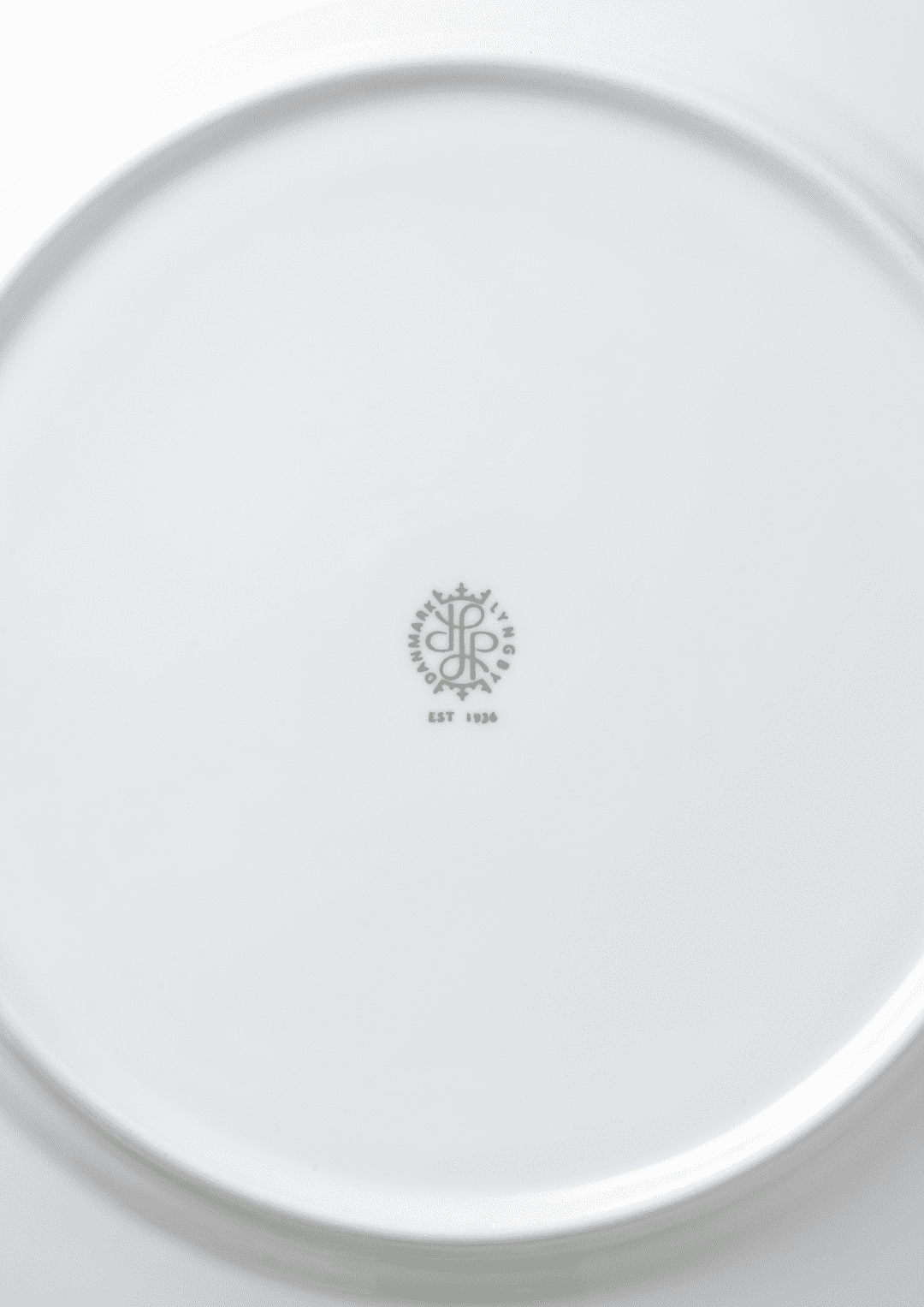 White Rhombe Dinner Plate Ø27 cm