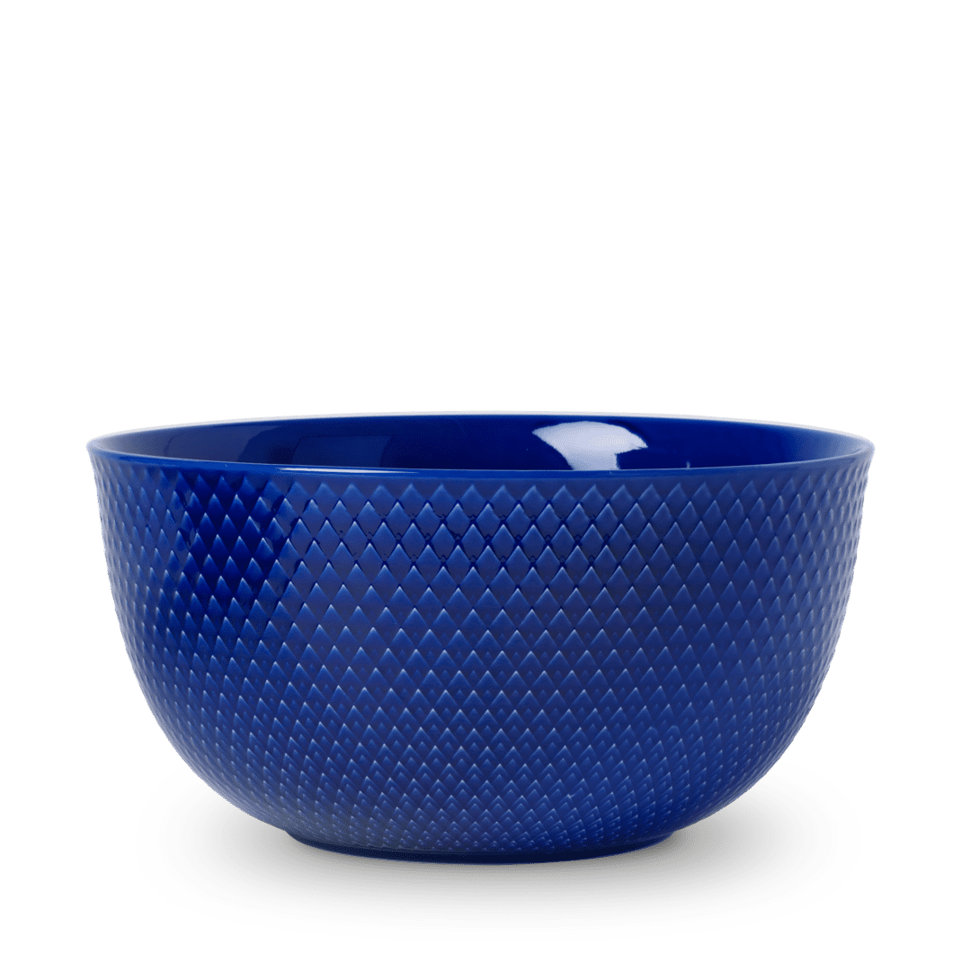 Rhombe Color Serving Bowl Ø22 cm Dark blue