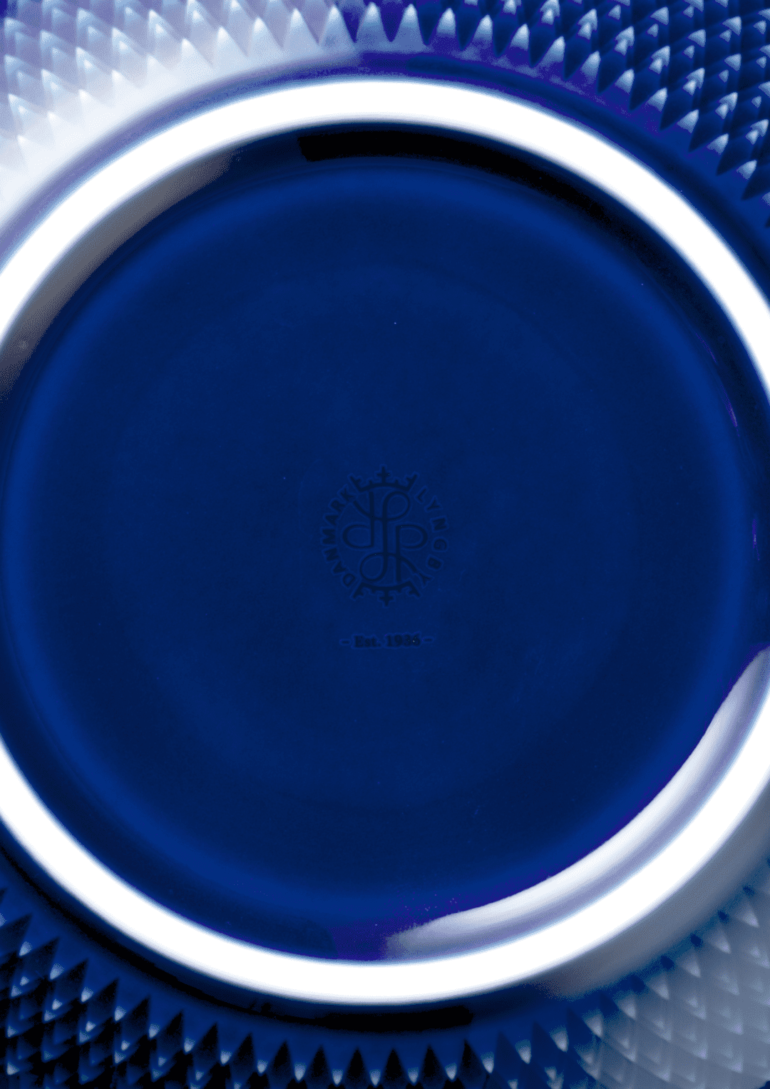 Rhombe Color Serving Bowl Ø22 cm Dark blue