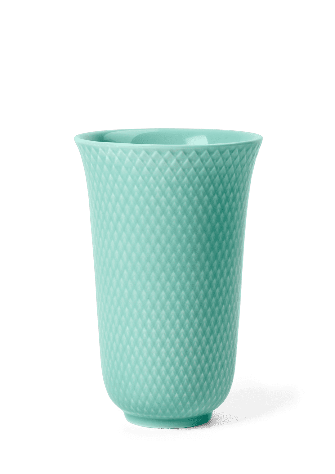 Rhombe Color Vase 20cm Aqua