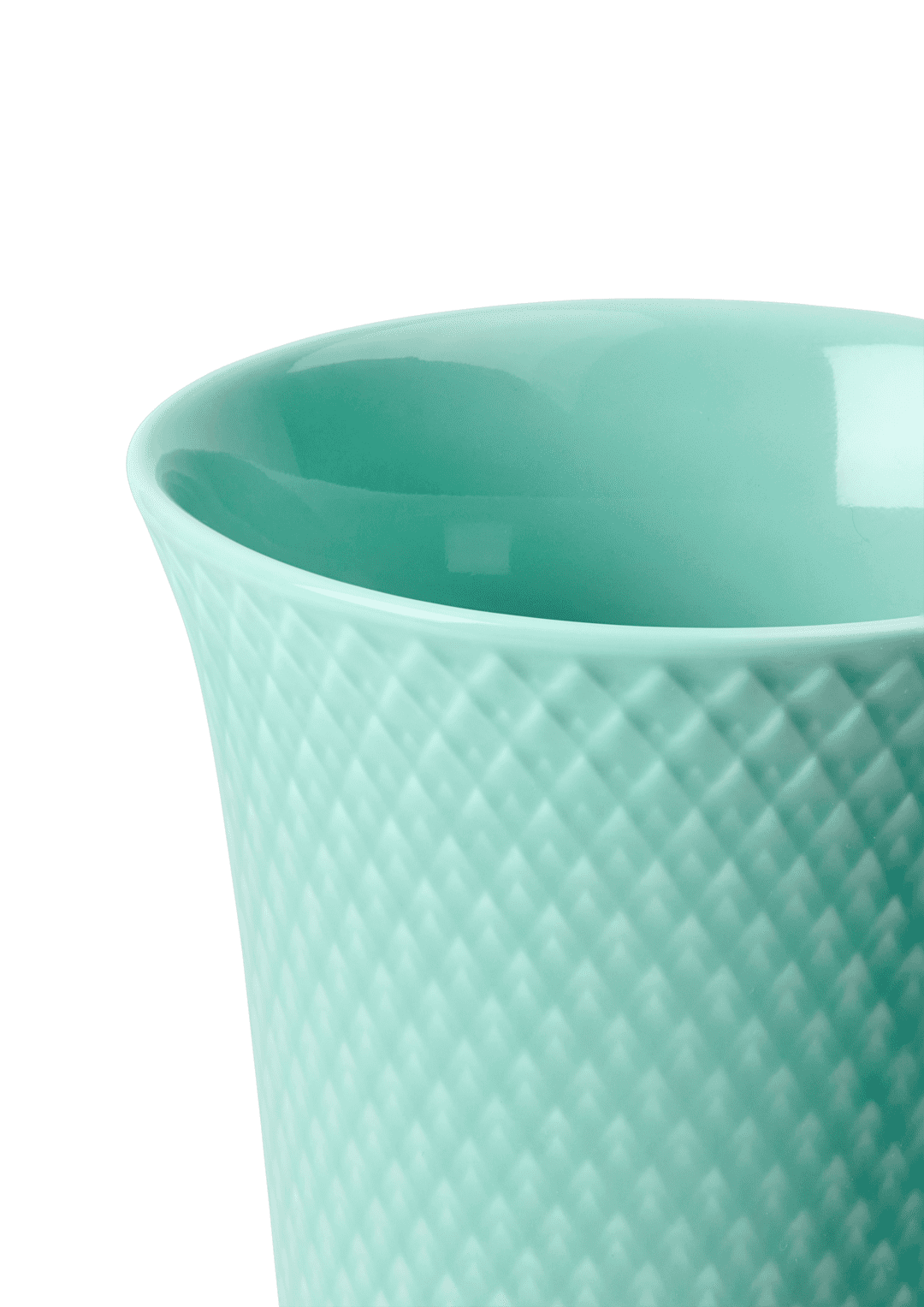 Rhombe Color Vase 20cm Aqua