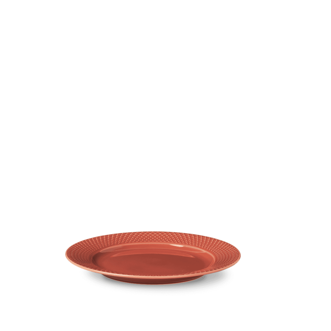 Rhombe Color Lunch plate Terracotta Ø21