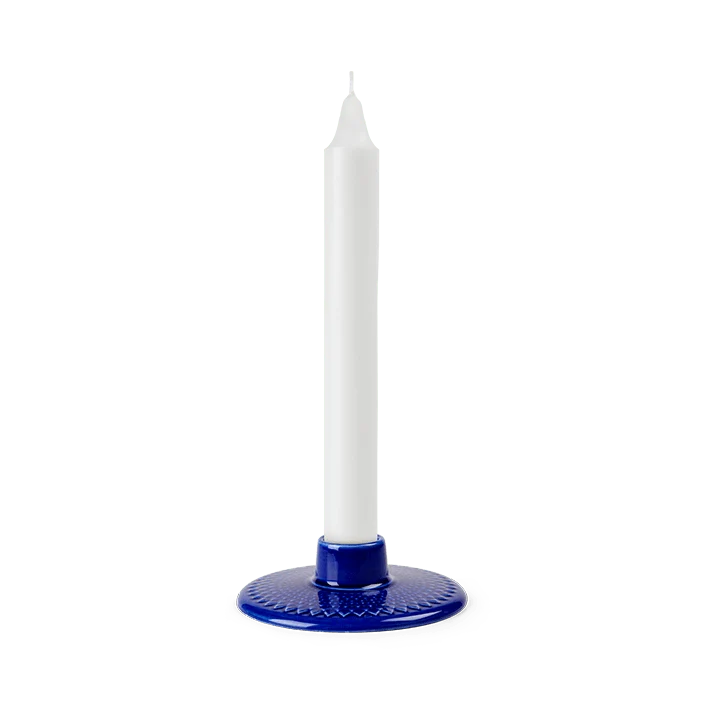 Rhombe Color Candle Holder H3 cm Dark Blue