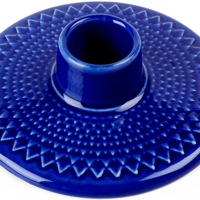 Rhombe Color Candle Holder H3 cm Dark Blue