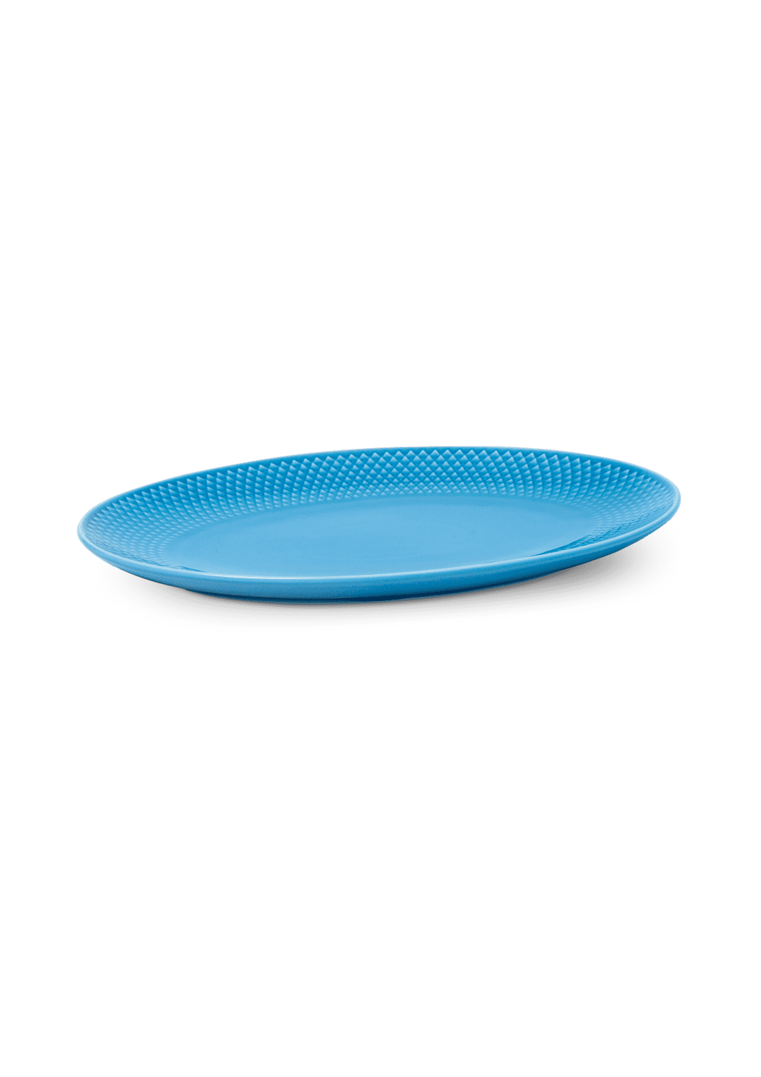Rhombe Color Oval Serving Dish 28.5x21.5 cm Blue