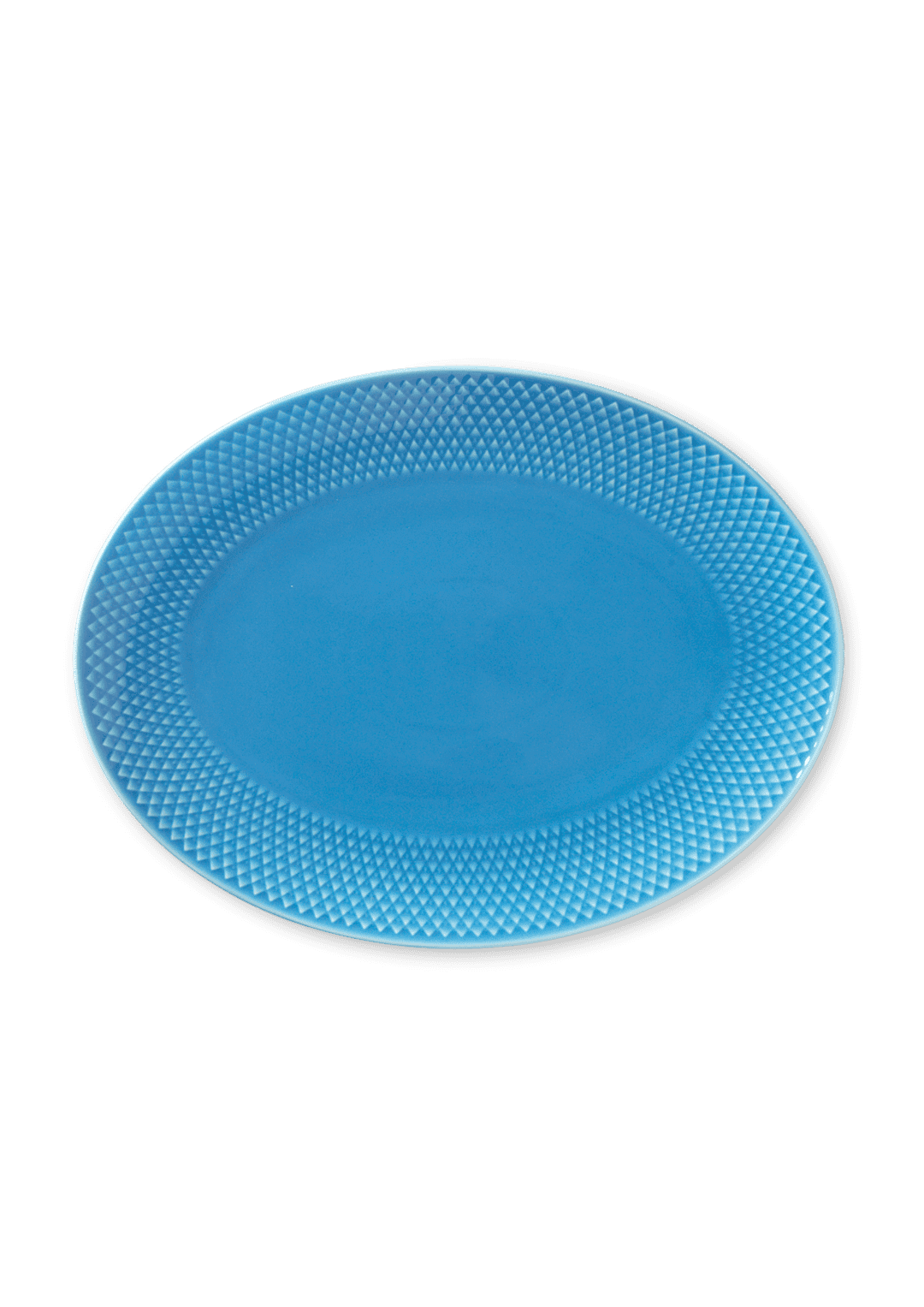 Rhombe Color Oval Serving Dish 28.5x21.5 cm Blue