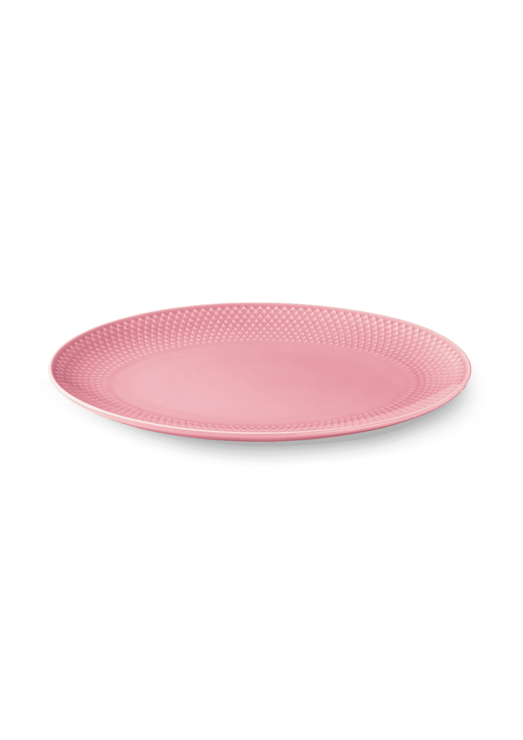 Rhombe Color Oval Serving Dish 28.5x21.5 cm Rose