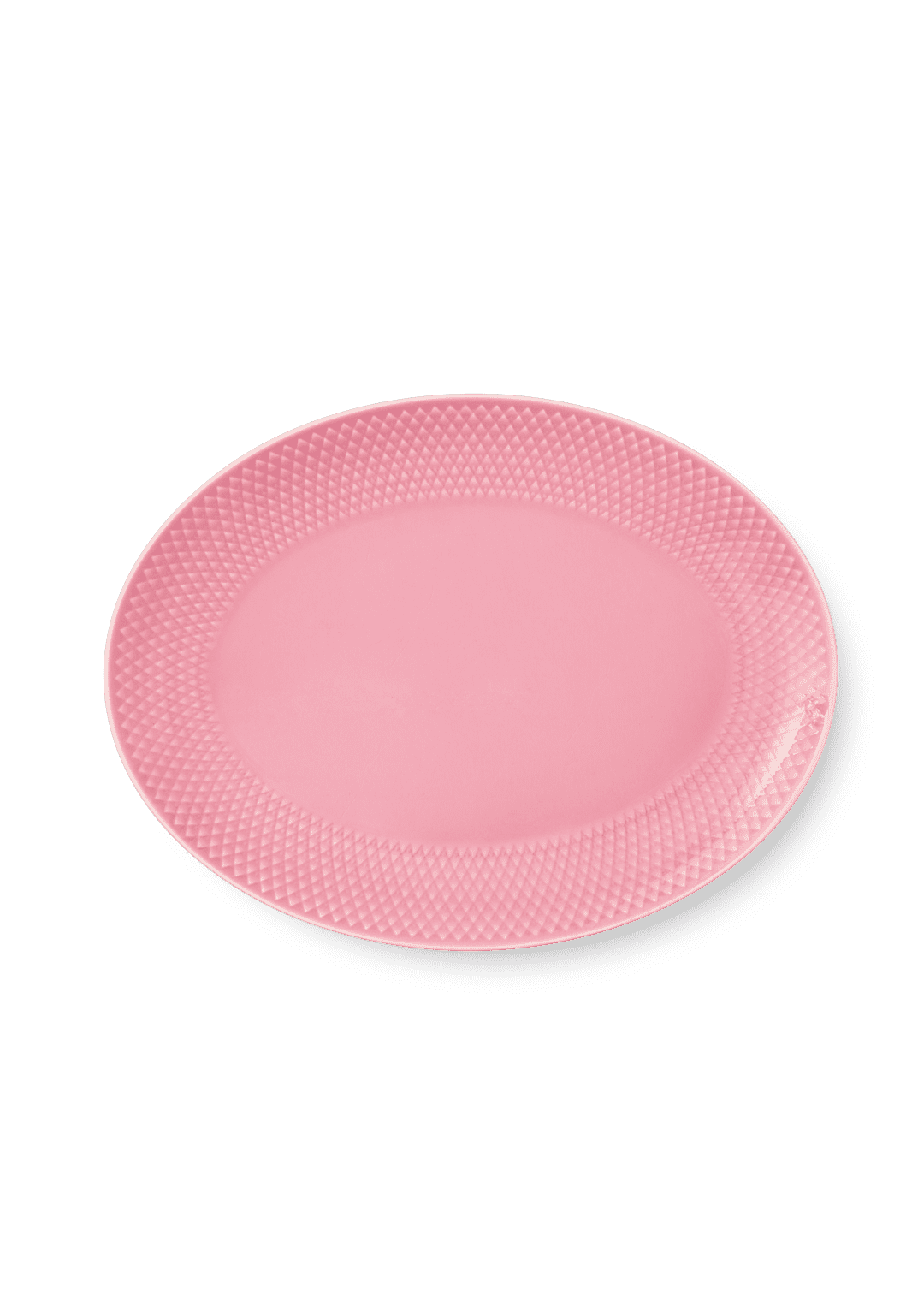 Rhombe Color Oval Serving Dish 28.5x21.5 cm Rose