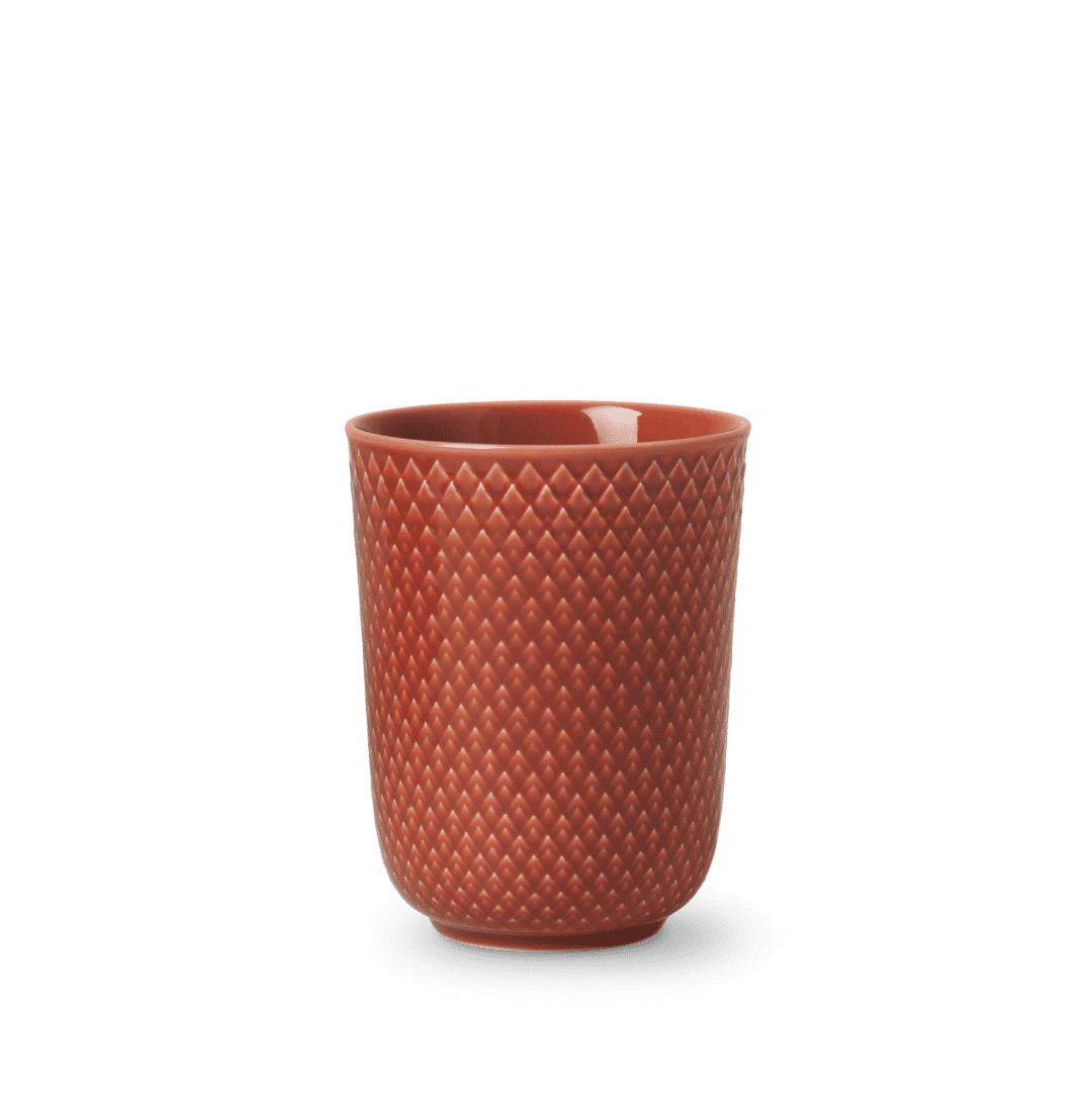 Rhombe Color Mug 11.2 oz / 33 cl Terracotta